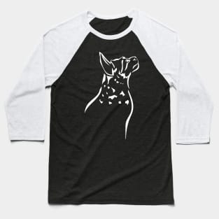 White Bengal Cat Baseball T-Shirt